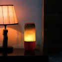 2*3W Bluetooth Højttaler - LED-lys, USB TF-kortplads, rød