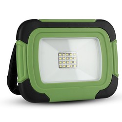 Elmateriel [V-TAC] [Projektør] [10W] - [LED, Genopladelig, Samsung Chip, 6400K, SOS Flash]