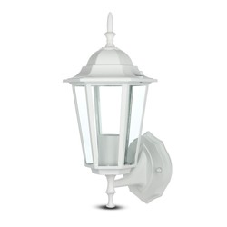 Udendørs væglamper V-Tac hvid væglampe - IP44 udendørs, E27 fatning, uden lyskilde