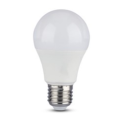 Producenter 9W A60 LED pære E27 - Mikrobølgesensor, 6400K.