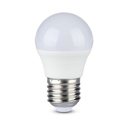 Producenter G45 LED Pære 3.5W E27 - RGB+6400K Dæmpbar, RF Kontrol, Dæmpbar.