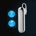 Bluetooth headset - 170mAh batteri, hvid