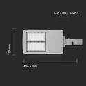 100W LED Gadebelysning - Inventronics-dæmpbar, Samsung chip, 5700K, 140lm/W