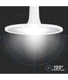 18W LED UFO pære, E27 - Samsung LED chip, Ø22cm, 1200lm, 5 års garanti