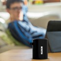 Bærbar Bluetooth-højtaler - 1500mAh Batteri, Micro USB-kabel (TWS), Sort