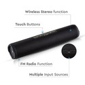 bærbar Bluetooth-højttaler - 1200mAh batteri, TWS-funktion