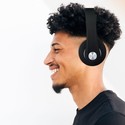 Bluetooth høretelefoner med hovedbøjle - 500mAh, sort