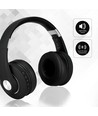 Bluetooth trådløse hovedtelefoner, sort - 500mAh batteri, op til 12 timers spilletid, foldbart design, AUX/Micro SD indgang