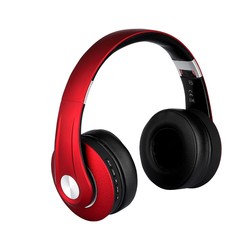 Producenter Bluetooth trådløs hovedtelefon - 500mAh, rød.