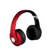 Bluetooth trådløse hovedtelefoner - Rød, op til 12 timers spilletid, Micro SD og AUX indgang