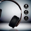 Bluetooth Trådløse Hovedtelefoner - 500mAh, Justerbart Hovedbånd, Brun
