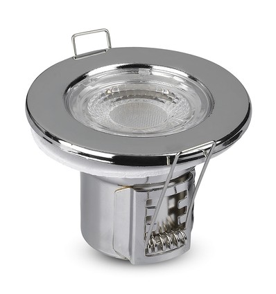 5W Ø8,15cm LED indbygningsspot - Brandhæmmende, Samsung LED chip, IP65, dæmpbar, Hul: Ø5,7 cm, Mål: Ø8,15 cm