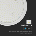 12W LED Slim Dome Lys - Sensor, Samsung Chip, 6400K