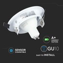 GU10 5W - Spotlight, Hvidt Hus, 4000K, 3 stk/pakke