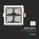 16W LED Downlight - Reflektor, Samsung Chip, 5700K, 12d