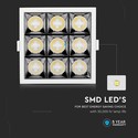 36W LED Reflektor Downlight - Samsung Chip, 5700K, 38D