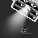36W LED Reflektor Downlight - Samsung Chip, 5700K, 38D