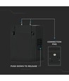 VT-4141 1W LED MAGNETIC SMD LINEAR SPOTLIGHT 3000K-BLACK IP20 24V