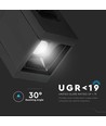 VT-4141 1W LED MAGNETIC SMD LINEAR SPOTLIGHT 3000K-BLACK IP20 24V