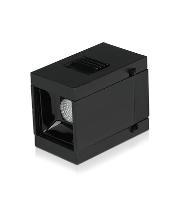 1W LED Magnetisk lineær spotlight - 4000K, sort, IP20, 24V 1W LED Magnetisk lineær spotlight - 4000K, sort, IP20, 24V