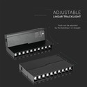 10*2W LED magnetisk gimbal lineært spotlys 4000K-sort IP20 24V.