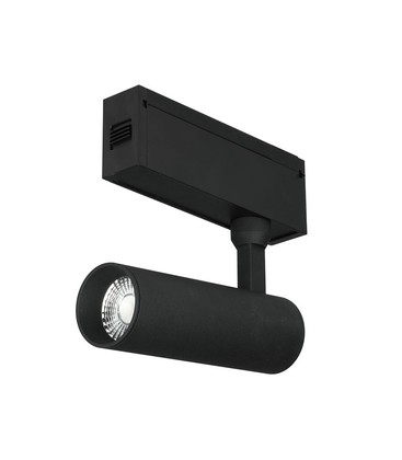 15W Spotlys - LED, Magnetisk, 3000K, IP20, Sort, 24V.