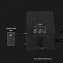 15W LED magnetisk lineær hængende suspensionslys - 4000K, sort, IP20, 24V.