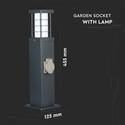2-vejs have stik med lampe - IP44