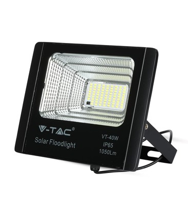 16W solpanel med LED projektør - 6000K