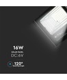 40W Solcelle LED projektør med sensor - 1050lm, 6000K, IP65, inkl. fjernbetjening og solpanel