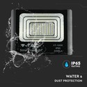 20W Solpanel - LED projektør, 6000K