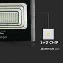 20W Solpanel - LED projektør, 6000K