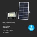 35W solpanel LED projektør - 6000K