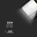 35W solpanel LED projektør - 6000K