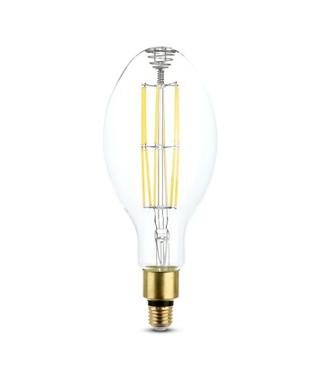 ED120 pære 24W E27 - klart glas, 6400K, kultråd, 160lm/watt