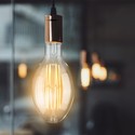 ED120 pære 24W E27 - klart glas, 6400K, kultråd, 160lm/watt