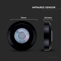 Loftsensor - sort hus, max: 200W LED