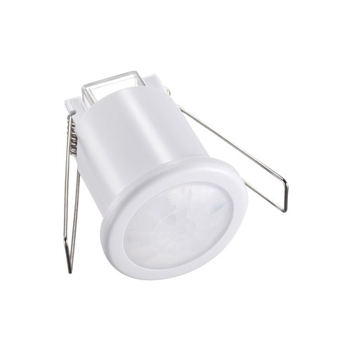 PIR loftssensor til indbygning, 360° - Hvid, 400W LED, 8m rækkevidde, IP20
