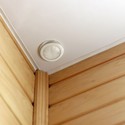 PIR loftsensor - hvidt hus, maks: 400W LED