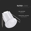 PIR loftsensor - hvidt hus, maks: 400W LED
