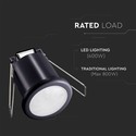 PIR Loft Sensor - Sort Hus, Max: 400W LED