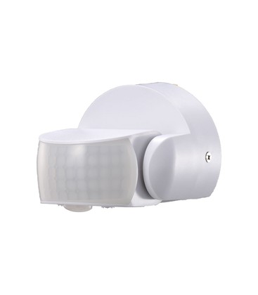 Infrarød bevægelsessensor - hvid hus, IP65 (maks: 600W LED).
