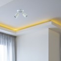 EN: VT-897 2xGU10 WALL FITTING WHITE