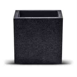 Elmateriel LED beton væglampe - firkantet, mørk grå, G9, IP20