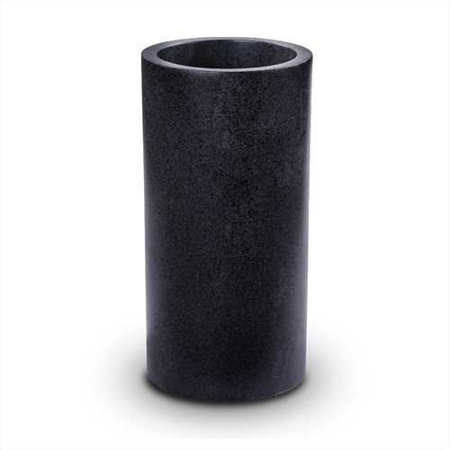 GU10 beton væglampe med op/ned lys - Rund, mørkegrå, IP20 indendørs, uden lyskilde