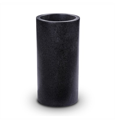 GU10 beton væglampe med op/ned lys - Rund, mørkegrå, IP20 indendørs, uden lyskilde