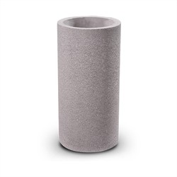 Elmateriel LED beton væglampe - lys grå, GU10, IP20