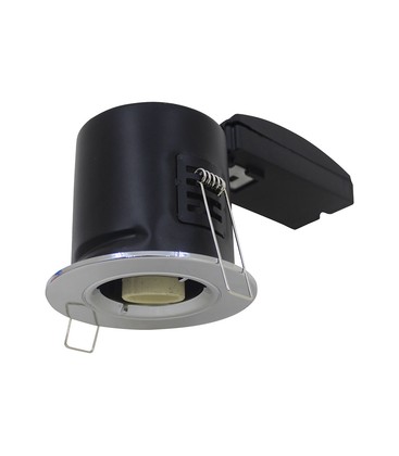 GU10 Downlight - Brandsikker, Vippe- og låsemulighed, Tyk hus, Krom GU10 Downlight - Brandsikker, Vippe- og låsemulighed, Tyk hus, Krom