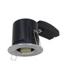 GU10 Downlight - Brandsikker, Vippe- og låsemulighed, Tyk hus, Krom