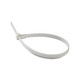 100x Kabelbindere / Kabelstrips - 3,5 x 200 mm, Hvid, 100 stk.
